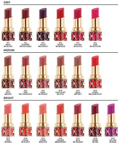 ysl 433 lipstick|YSL lipstick color chart.